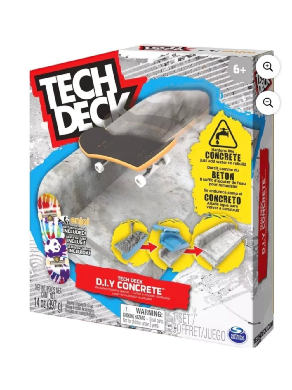 Tech Deck D.I.Y. Concrete Set with Enjoi Skateboard